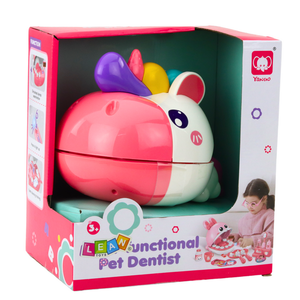 Unicorn Dentist Educational Set Doctor Dentist Pink