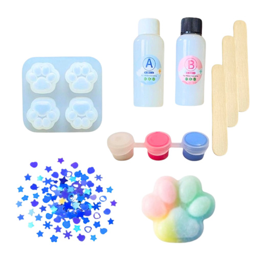 DIY-Kreativset zur Herstellung von Squishies, Katzenpfote, 44 Teile.