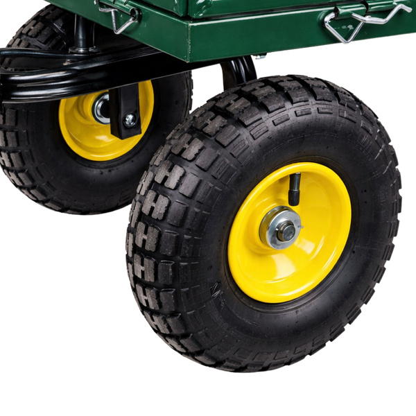 Foldable Garden Transport Cart Steel Trailer 200 kg