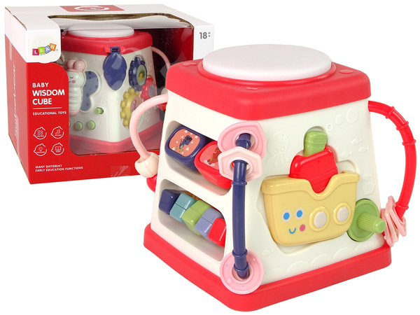 Educational Cube for Babies Happy Melodies Lights Butterfly