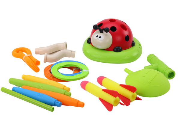 Biedronka 3-in-1-Sportspielzeug, Springseil, Wurf zum Zielwerfer