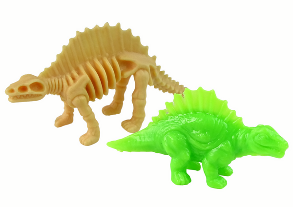 Großes Dinosaurier-Ei. 2 Dinosaurier-Ei-Figuren 9 cm