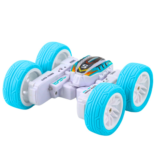 Ferngesteuertes akrobatisches Geländeauto 360° Blau 1:32