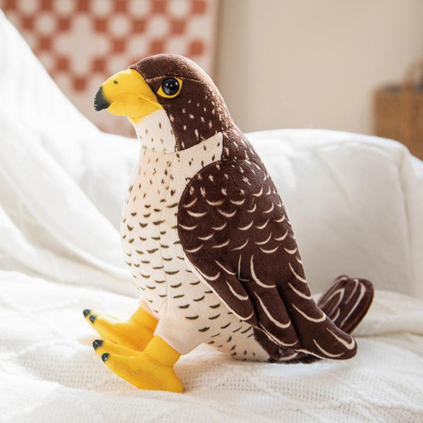 Plüschtier Falke Vogel Braun 30cm