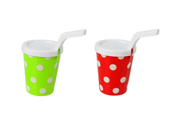 Gemüse- und Obstset mit Batteriemixer und Tablett