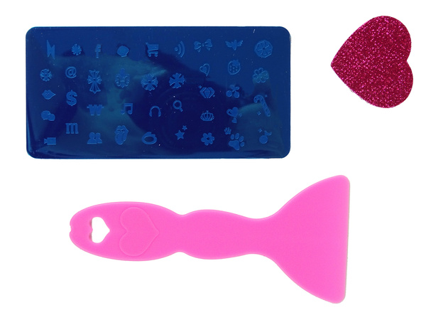 Make-up- und Nagelset im Koffer Pink