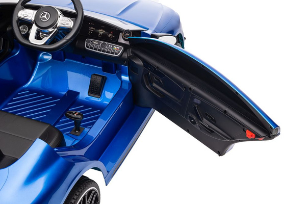 Battery-powered car Mercedes CLA 45s AMG Blue Painted 4x4