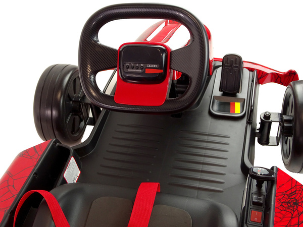 XMX619 Rot lackierter Spinnen-Akku-Gokart