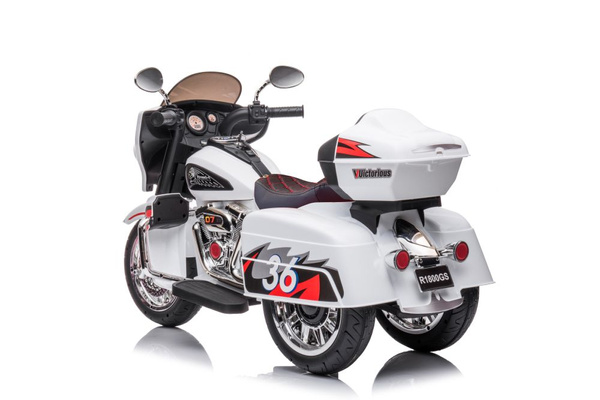 Goldwing Three-Wheeled Battery Motorcycle White