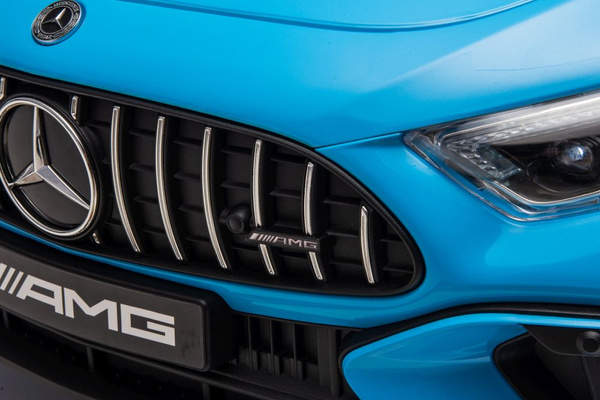 Mercedes AMG SL63 Batterieauto, blau lackiert