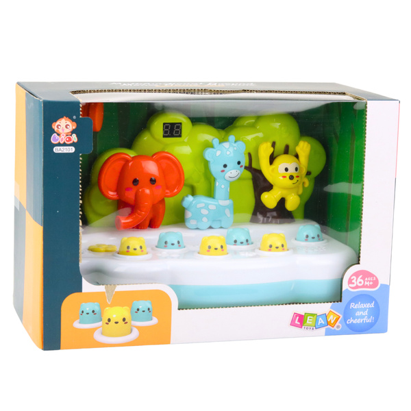 Whack-A-Mole Animals Skill Game Counter Hammer Color