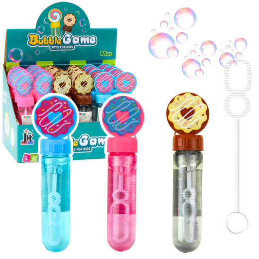 Donut-Seifenblasen 3 Löcher Mix Farben 30ml