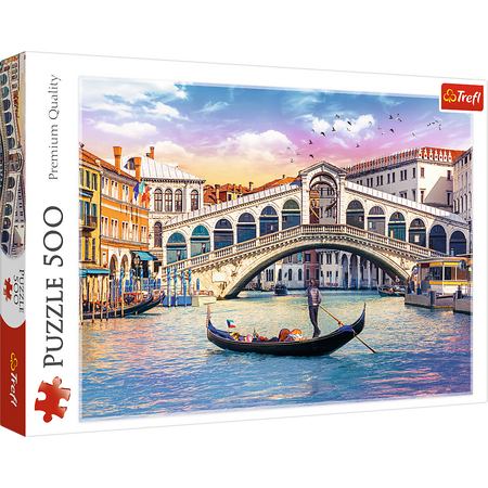 Puzzle 500 Teile Rialtobrücke, Venedig 37398
