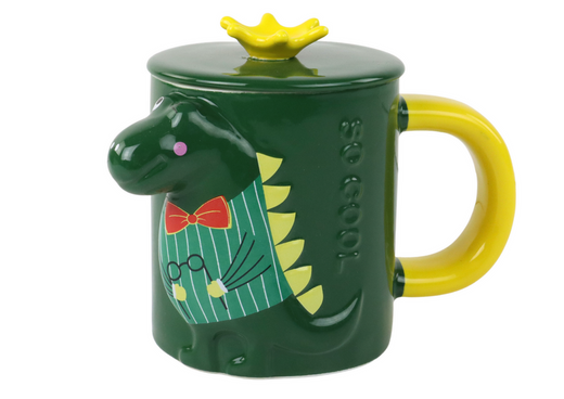 Green Dinosaur Infuser Mug 400 ml
