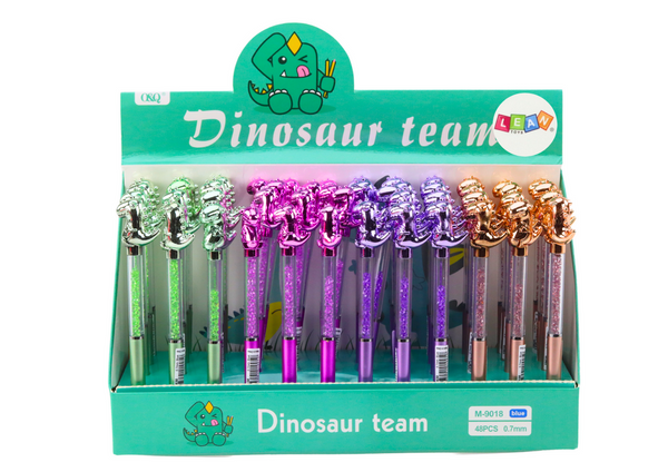 Dinosaur Ballpoint Pen Diamonds Blue Refill 0.7mm Mix