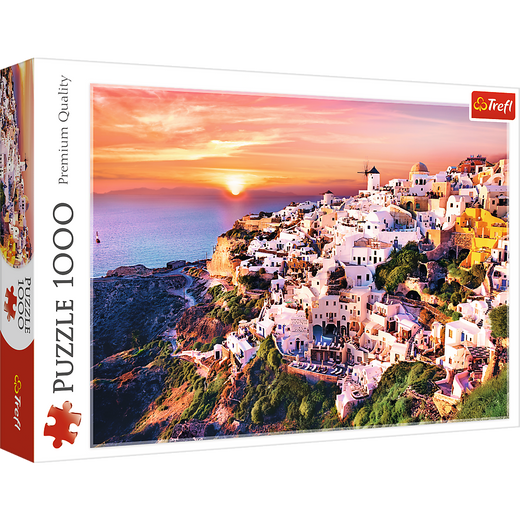 Puzzle - 1000 - Sunset over Santorini - 500 px - Trefl 10435