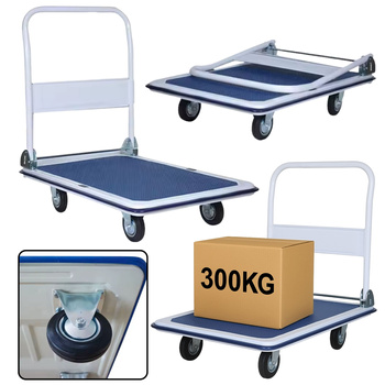 Platform Transport Warehouse Trolley Up to 300kg