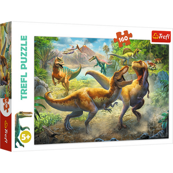 Puzzle - 160 - Fighting Tyrannosaurs - Trefl 15360
