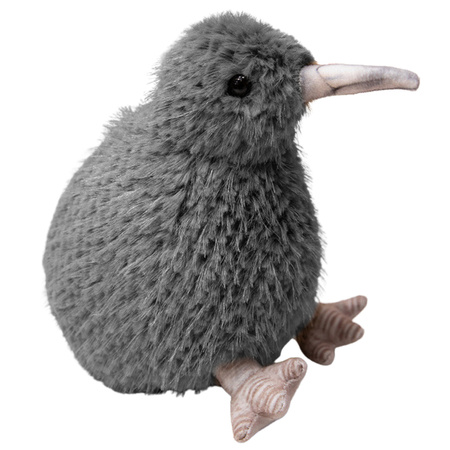Plush Kiwi Bird Plush Toy Mascot Cuddly Toy Gray 17cm