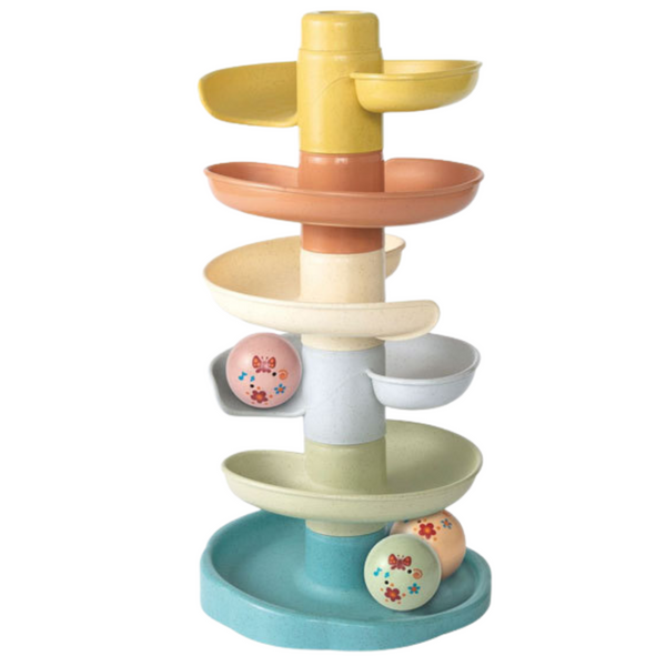 Rutschbahn für Bälle Lernbälle mit Rasseln 7 Ebenen