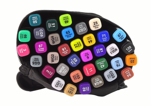 Touch PRO Markierungsstift-Set, 36 Stück, Beutel, Alkoholmarker