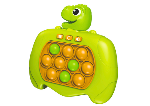 Pop-It Arcade Game Console 999 Levels Dinosaur Green B