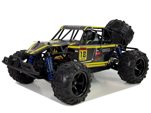 Ferngesteuerter Off-Road Buggy 1:18 Gelb ENOZE 9303E 45 km/h