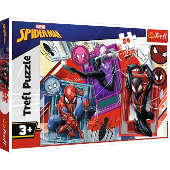 Puzzle 24 Maxi – Spinnensinne / Disney Marvel Spiderman Trefl 14366