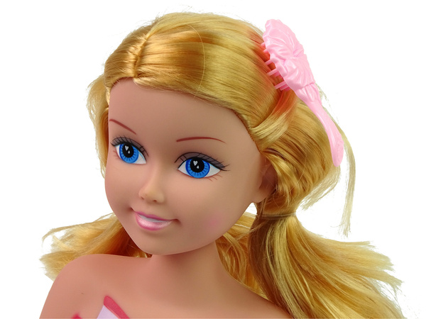 Dolls Head Accessories Beads Clips Colourful Strands