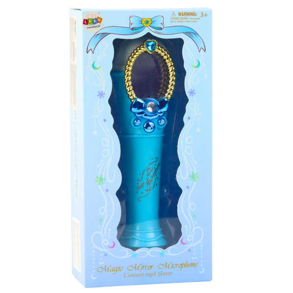 Magic Mirror with Microphone USB MP3 Lights Sounds Blue