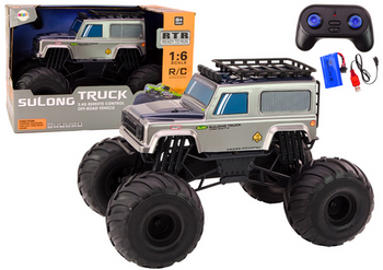 Large Off-Road Remote Controlled SUV 2.4G RC 1:6 Gray