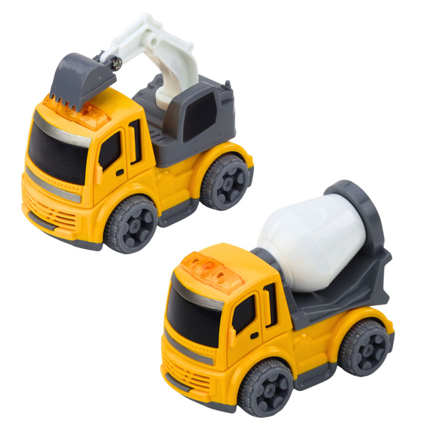 Ampelanlage, Blitzer, Fußmatte, Baustellenfahrzeuge, Lichter und Geräusche