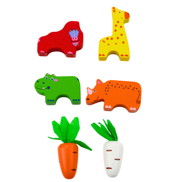 Pädagogisches Labyrinth-Puzzle aus Holz mit Auto-Formen