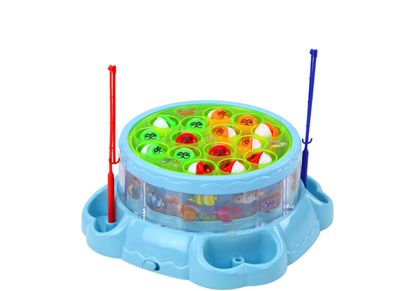 Spiel Angelruten Lichter klingen blau