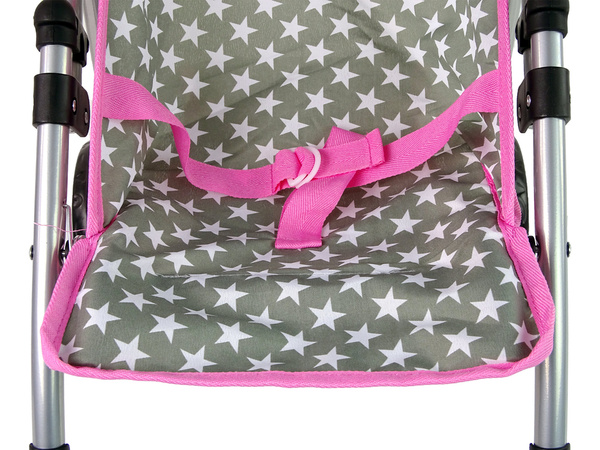 Doll Stroller Stroller Pink Stars
