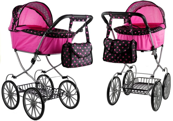 Puppenwagen Alice Retro Kinderwagen Puppe Puppenkarre