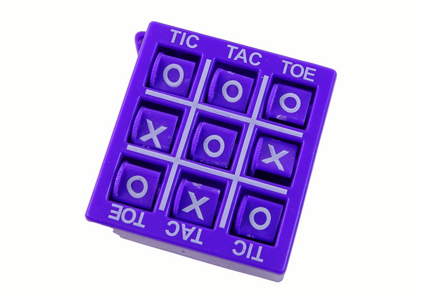 Tic Tac Toe Spiel 4,5 cm Lila