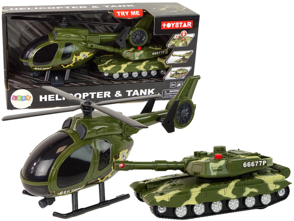 Set Militärpanzer-Reibungsantriebshubschrauber