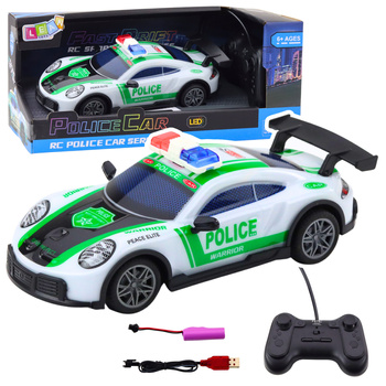 RC Drift Polizei Sportwagen mit LED-Beleuchtung 1:22