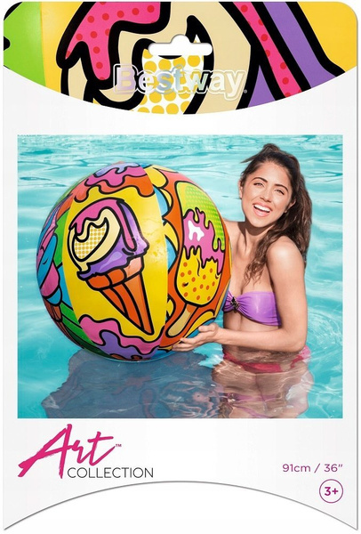Aufblasbarer Strandball Multicolor 91 cm Bestway 31044