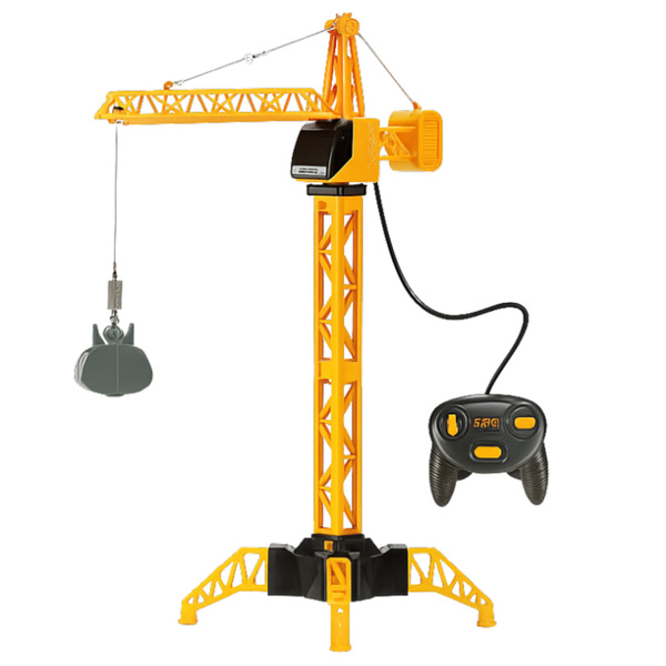 Remote Control Construction Crane RC Wired 360° Rotation 71 cm