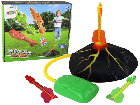 Volcano Launcher Rocket Dinosaurs-Spiel zu Hause und im Garten