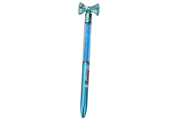 Kugelschreiber mit Diamantschleife, blaue Mine, 0,7 mm Mix