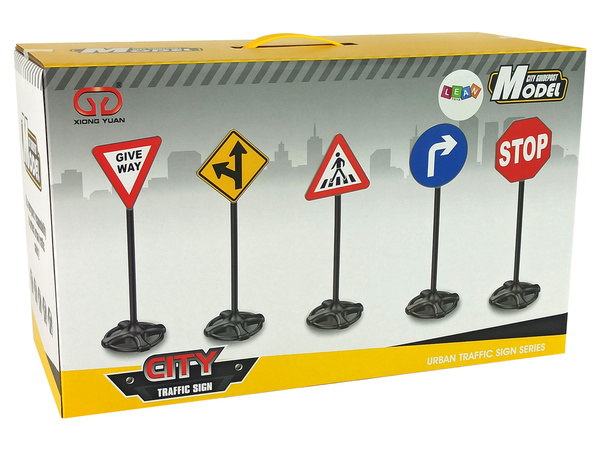 Big Set of Educational Road Signs 82 cm