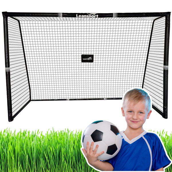 Portable Football Goal for Children Metal 180x120x60cm