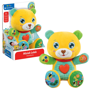 Bunter Interaktiver Teddybär Lelek Polnische Sprache Clementoni 50939