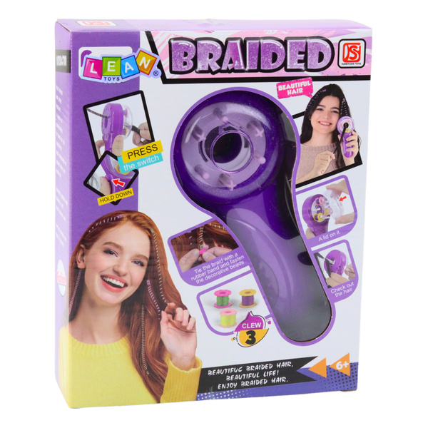 Haar-Schönheitsset, Flechtmaschine, Fäden, Gummibänder, Perlen