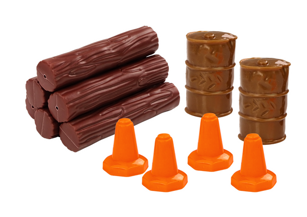 Holz-LKW-LKW-Anhänger 1:24 Holzscheite Geräusche Lichter