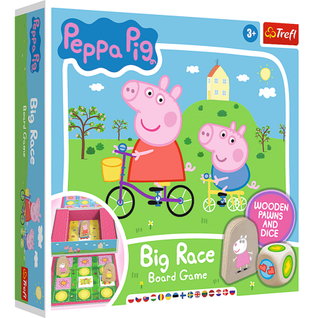 Großes Rennspiel Peppa Pig Trefl 02262