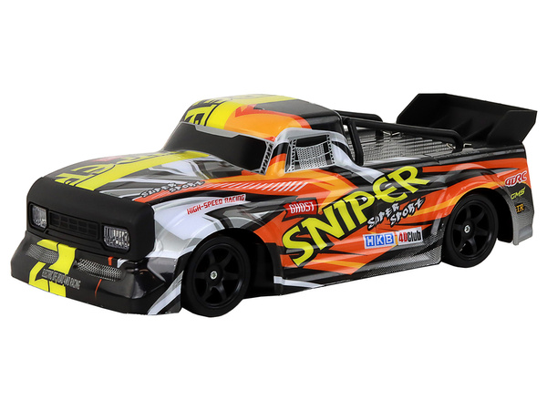 RC-Auto mit Allradantrieb, orange, Geschwindigkeit 30 km